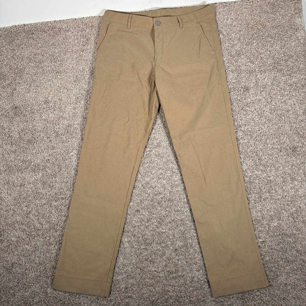 Outlier Futureworks F. Cloth Tech Chino Pants Khaki Tan Mens 33 Made in Portugal